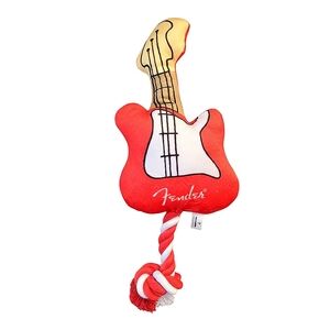 Fender Guitar Squeaky Dog Toy